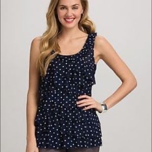 DRESSBARN Petite Small sleeveless blouse